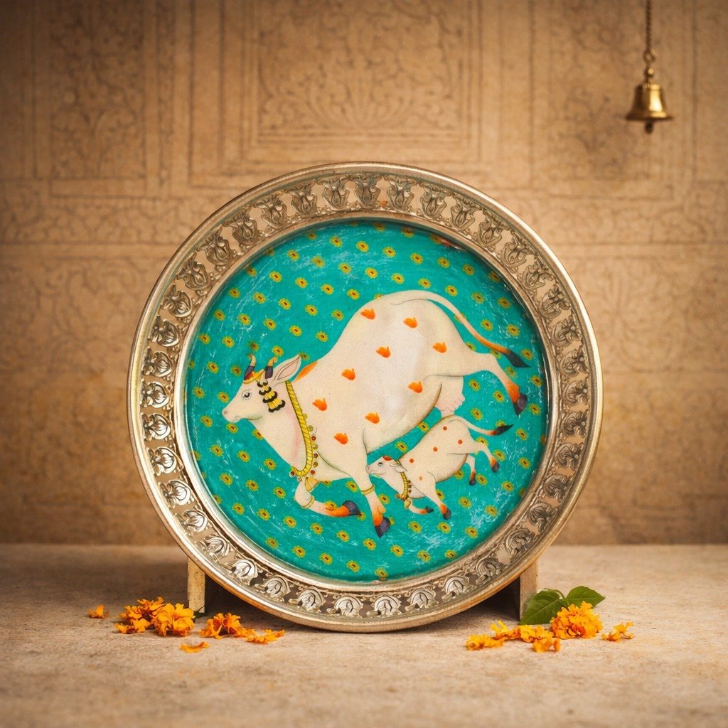 Brass Ganesh Idol - 3 inch